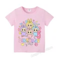 thumbnail image 1 of T-Shirt d'Été à Manches Courtes pour Bébé, T-Shirt Coloré avec Chiffres, Dessins Animés, Anniversaire, Hauts en Coton, Col Rond, Vêtements pour Enfants, 1 of 5