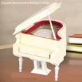 thumbnail image 3 of Miniature Piano Model, without Music Musical Instrument Ornaments, Instrument Model Music Gifts for Birthday Gift Toys, 3 of 8