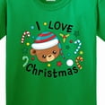 thumbnail image 4 of Inktastic I Love Christmas Cute Teddy Bear Youth T-Shirt, 4 of 5