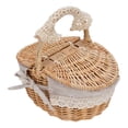 thumbnail image 1 of Gran 15.4 Canasta de Picnic de Picnic de Mimbre Cestas de Picnic Vacías Conta, Cesta de Picnic, 1 of 7