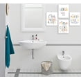 thumbnail image 2 of 4Pcs Funny Kids Bathroom Canvas Wall Art Toddler Kids Boys Girls Baby Poster Prints for Nursery Toilet Bathroom Washroom Rules Word Pictures Wall Decor, 2 of 6