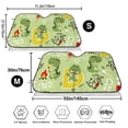 thumbnail image 7 of Lsque Cute Dinosaurs Cartoon Car Windshield Sun Shade | Accordion Folding Style Auto Shade for Car Truck SUV Van | Blocks UV Rays Sun Visor Protector | Medium, 7 of 7