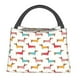 thumbnail image 1 of Fotbe Dachshund Dog Puppy Bolsa Térmica Portátil con Estampado, Bolsa de Entrega de Alimentos Aislada, Bolsa Reutilizable de Gran Capacidad para Comidas y Supermercado, 1 of 6