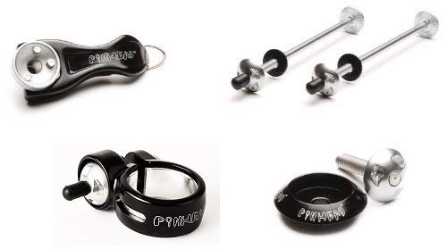 pinhead bicycle locking skewer set