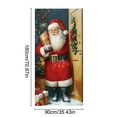 thumbnail image 3 of LmnLft Santa Claus Christmas Door Curtain, 90x180cm Holiday Door Hanging Banner for Festive Party Decoration, 3 of 6