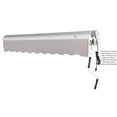 thumbnail image 7 of Awntech 14 Ft Maui Right Motorized Heavy Duty Patio Retractable Awning (168in x 9.25in x 120in), Gray, 7 of 7
