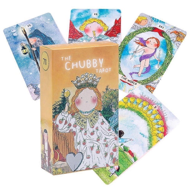 The Chubbys Tarot Cards 12x7cm Chubby Tarot Playful Insightful Divination Deck Fortunes Telling Game