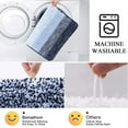 thumbnail image 2 of Bathroom Rugs, Yamaziot Bath Mat Set of 3, Absorbent Microfiber Non Slip Shaggy Ultra Soft Bathroom Runner with U Shaped Contour Toilet Mat for Tub Front, Shower Inside Floor, 2 of 8