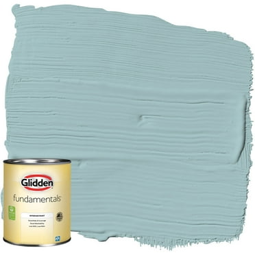 Glidden Fundamentals Interior Paint Lazy River / Blue, Semi-Gloss, 1 Quart