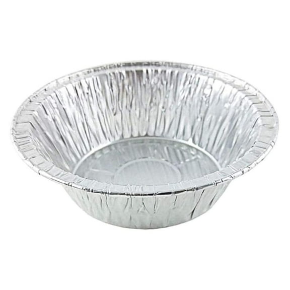 5 3/4" Deep Aluminum Chicken Meat/Pot Pie Pan 50/Pk -Disposable Baking Tins (pack of 50)