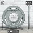thumbnail image 2 of WF Athletic Supply Cast Iron 2-Inch Olympic Grip Plate for Strength Training, Muscle Toning, Weight Loss & CrossFit - Multiple Choices Available, 2 of 8