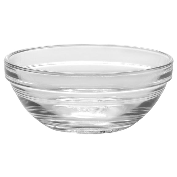 Duralex - Lys Stackable Clear Bowl 10.5 cm 4 inches, Set Of 6