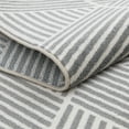 thumbnail image 2 of Loomaknoti Terrace Tropic Symenia 2' x 3' Geometric Indoor/Outdoor Runner Rug , Gray/White, 2 of 8