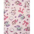 thumbnail image 4 of Gabby's Dollhouse Toddler Girls' Fleece Half Zip Hoodie Pink Allover Print, 4 of 4