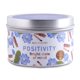 thumbnail image 1 of MAGNÍFICA vela de aromaterapia 101 Positividad en 6 oz. Soporte de lata: cera de soja con aceites de palo santo y flor de loto y hojas de salvia pura para establecer intenciones y limpieza energética, 1 of 1