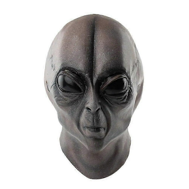 Ufo Alien Skull Mask Cosplay Horror Latex Masks Helmet Halloween Masquerade Dress Up Party Costume Props