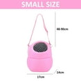 thumbnail image 2 of Mochila para perros, bolsa transpirable portátil para hámster erizo africano, bolso de mano, mochila de viaje para perros y gatos, 2 of 5