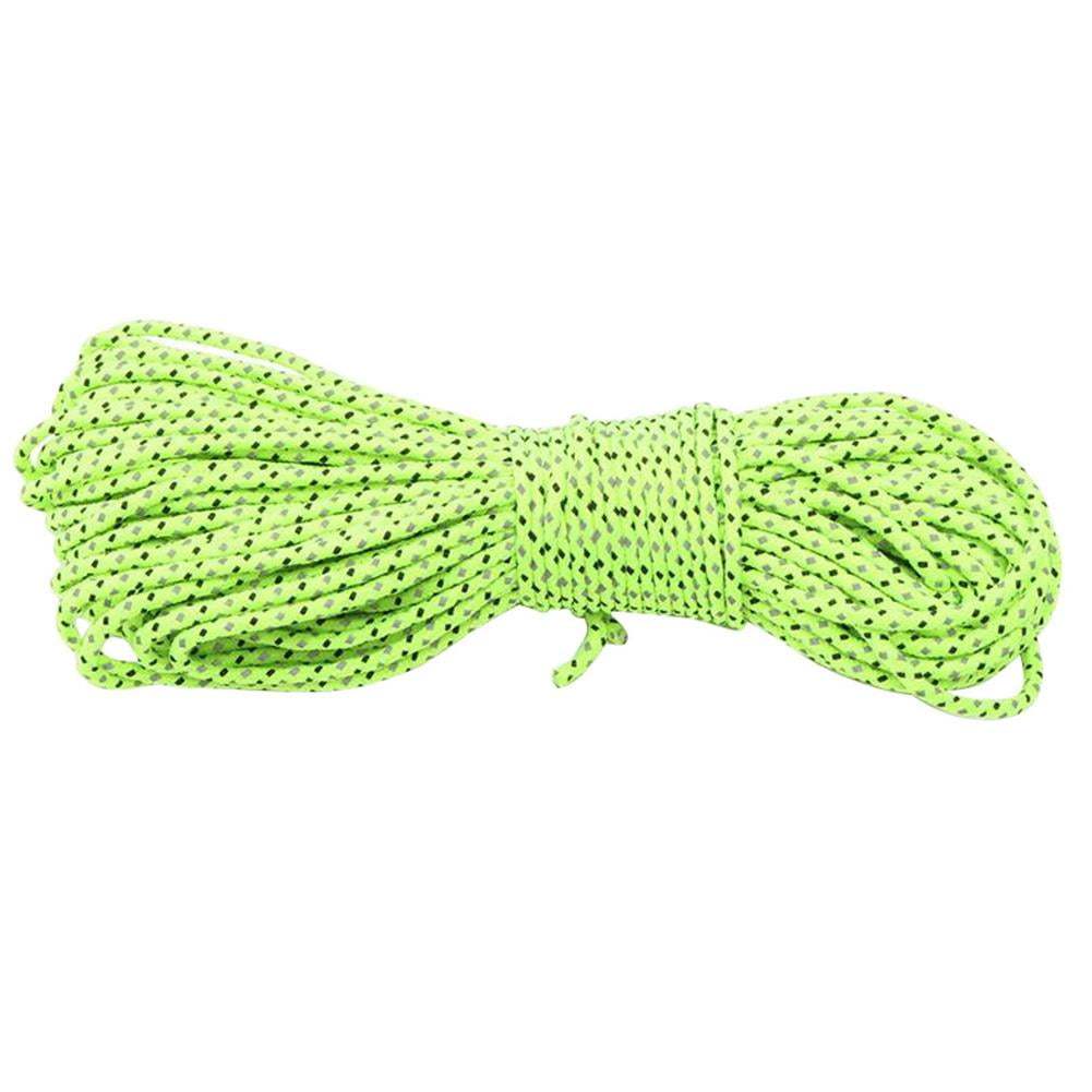 20m Outdoor Camping Tent Awning Reflective Guyline Rope Guy Line Cord Paracord for Tent Awning Tent Rope Use Tent Rope