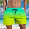 thumbnail image 2 of Ierhent Men'S Board Shorts Men's Swim Trunks Quick Dry Bathing Suit Swimming Board Shorts Mesh Lining Beach Swimwear Green,2XL, 2 of 4