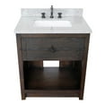 thumbnail image 6 of Bellaterra Home 31" Single vanity in Brown Ash finish top with Gray granite and rectangle sink, 6 of 9