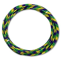 Mardi Gras Spot Children's Hula Hoops, 24", Plastic Gold/Purple/Green, 12 Piece
