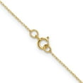 thumbnail image 4 of Auriga Fine Jewelry 14K Yellow Gold .4 mm Carded Cable Rope Chain Necklace for Women 16", 4 of 7
