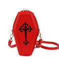 thumbnail image 1 of love Gothic Cross Coffin Crossbody Bag Bolso De Hombro De Halloween Para Reuniones, 1 of 4