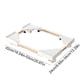 thumbnail image 3 of Estante De Almacenamiento De Acero Inoxidable Soporte de torre para computadora blanco con ruedas, estante de almacenamiento retráctil para oficina en casa (1 unidad) JASKFLY, 3 of 8