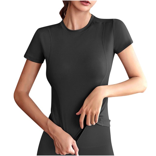 mfyjkho Tops Para Salir, Camiseta Informal Sin Mangas Con Cuello Redondo De Color Liso Para Mujer De Verano Tops Para Salir Xxxl
