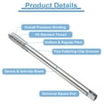 thumbnail image 3 of Uxcell 2pcs Straight Flute Thread Taps, M10 x 1.5 H2 130mm Extra Long Metric Screw Machine Tap Threading Tapping Tools, 3 of 7