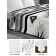 thumbnail image 6 of Gray Boho Queen Size Flat Sheet, Wrinkleproof & Fadeproof Cooling Flat Bed Sheet Only, Southwestern Ethnic Aztec Retro Geometric Breathable Soft Bedding Top Sheets 90 x 102 Inches, 6 of 8