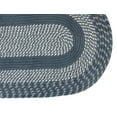 thumbnail image 5 of Better Trends Octagonal Braided Rug, 48" Diameter, Reversible Indoor Accent Rug for Kitchen or Entryway, Stain-Resistant 100% Polypropylene, Newport Collection – Slate Blue, 5 of 5