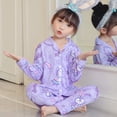 thumbnail image 3 of Pokemons Pikachu, conjuntos de pijamas para niños, ropa de dormir Kawaii Cinnamoroll de manga larga, conjuntos de ropa para niños pequeños, ropa de dormir para niños y niñas, ropa de casa, 3 of 5
