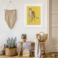 thumbnail image 3 of Stupell Industries Modern Exotic Cheetah over Yellow White Framed Print Under Glass, 17 x 21, by Karolina Sato, 3 of 8
