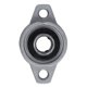 thumbnail image 3 of 20X FL001 Aleacion de Zinc Taladro de 12 mm Diametro Cojinete de Redorde de Soporte de Eje Autoalineante, 3 of 8