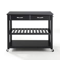thumbnail image 2 of Crosley Black Granite Top Kitchen Prep Cart-Color:Black, 2 of 5