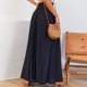 thumbnail image 5 of Pantalones De Salón Pantalones cómodos para mujer Estilo bohemio Pantalones elegantes Ropa diaria (Negro L) Cgtredaw Para estrenar, 5 of 6