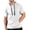 White, variant on COOFANDY Gym Hoodie for Men Workout short sleeve hoodies Pullover athletic muscle fit hooded sweatshirts
