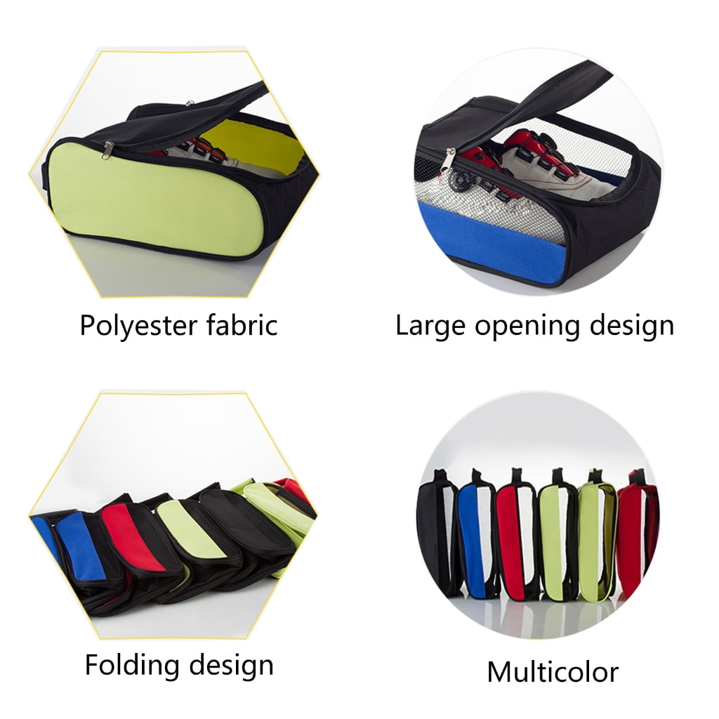 Oasiva Golf Shoe Bag Breathable Outdoor Travel Shoe Organizer Zippered Shoe Carrier Bag