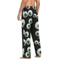 thumbnail image 6 of FREEAMG Men's Pajama Pants with Pockets Sleepwear Lounge Pants Stretch Casual Halloween Cartoon Eyes, 6 of 7