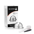 thumbnail image 4 of Feiona 3PCS/Set Stainless with 8ml spoon and brush Metal Rusable Coffee Capsule,, 4 of 7