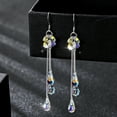 thumbnail image 1 of Pendientes Largos de Cristal XWSHYW Tendencia de Moda para Mujer, 1 of 6