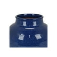 thumbnail image 5 of Venny 12 Inch Ceramic Flower Vase Two Tone Antique Blue and Brown Finish, 5 of 6