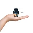 thumbnail image 3 of Owl Cremation Urn For Human Ashes Adult Male - 1 Large Urn For Women And Man - Blue Mini Urns For Husband And Wife Set Of 4 - Memorial Urns For Adults Brother (10&3) Inch, 3 of 7