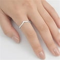 thumbnail image 5 of BNNG Women'S Minimalist Rings Female Simple Temperament Silver Ring Fashion Personality Ring Girlfriends Hand Jewelry Rings, 5 of 9