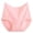 447#Pink, variant on Women's Soft Briefs Underwear Breathable High Waist Full Coverage Ladies Panties Pink 5XL