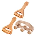 thumbnail image 2 of 3pcs Hommasta Massage Roller Masabrayador Massor de madera Massager Masaje de madera Roller, 2 of 7