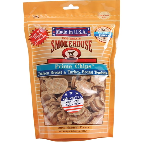 Smokehouse Pet Products - Usa Prime Chips Dog Treats Resealable Bag