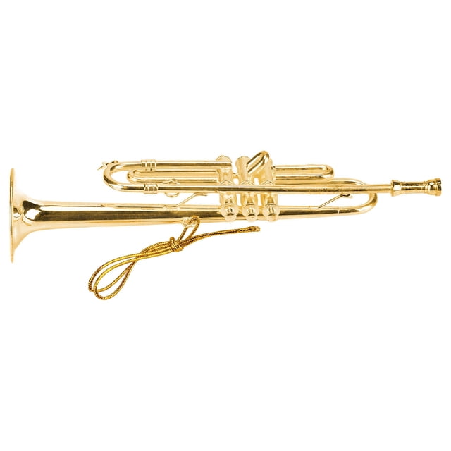 Modelo de Trompeta en Miniatura, Instrumento Mini Musical de 5.6 Pulgadas de Altura de Latón Simulación Resistente a la Altura de la Corrosión para el Regalo de Recolecció