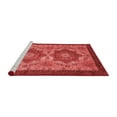 thumbnail image 2 of Ahgly Company Machine Washable Indoor Rectangle Abstract Red Modern Area Rugs, 7' x 9', 2 of 4